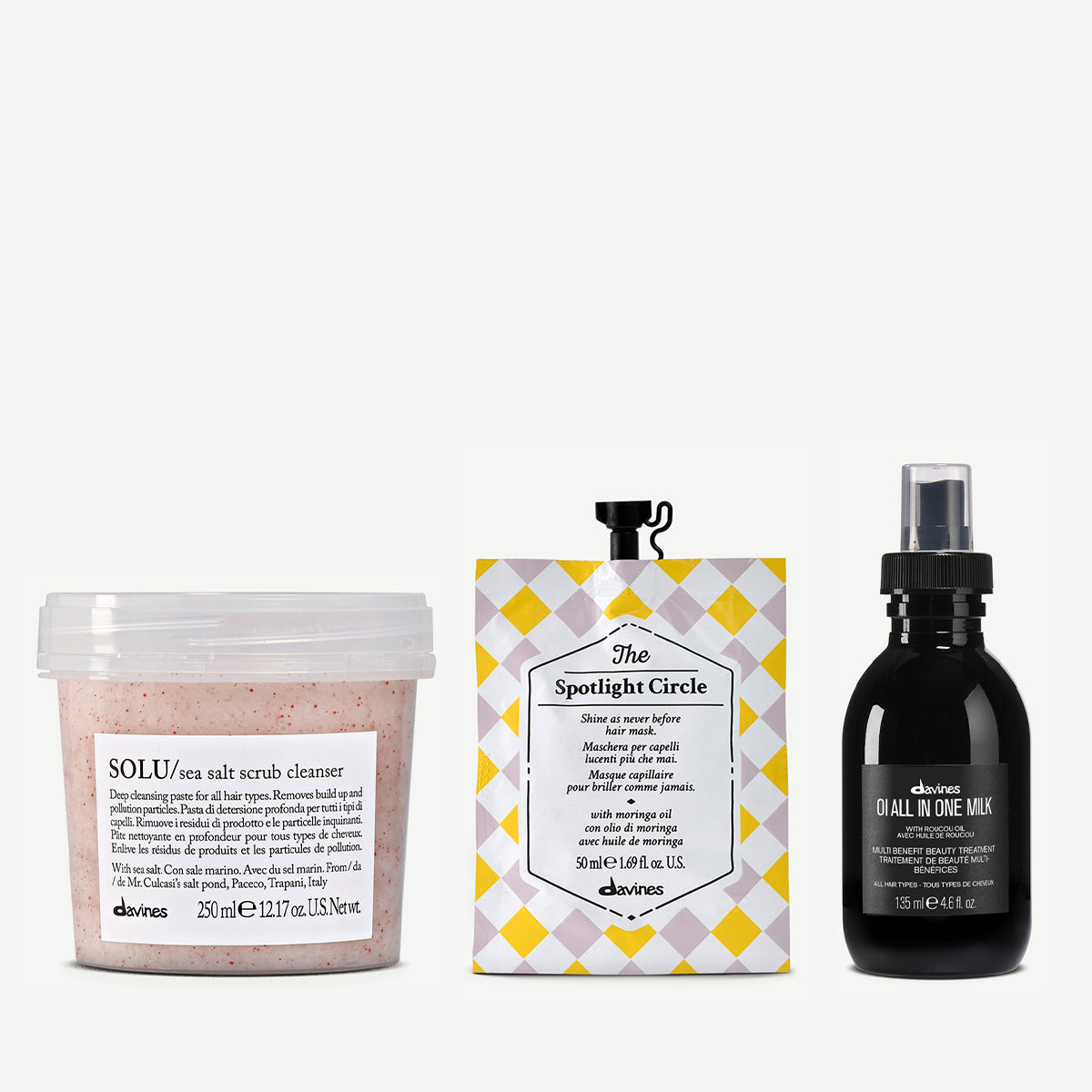 The Clean Slate Set 1  3 pz.Davines