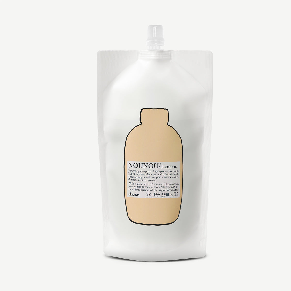NOUNOU Shampoo Refill Pouch 1  500 mlDavines