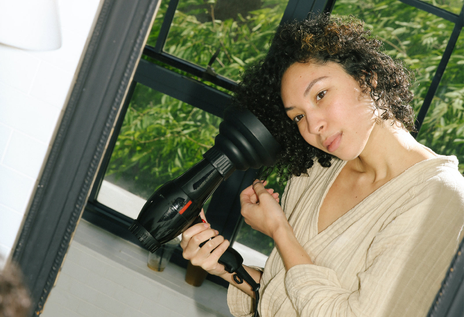 Is blow drying bad for your hair Davines