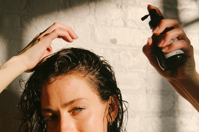 Dry scalp in winter care Davines