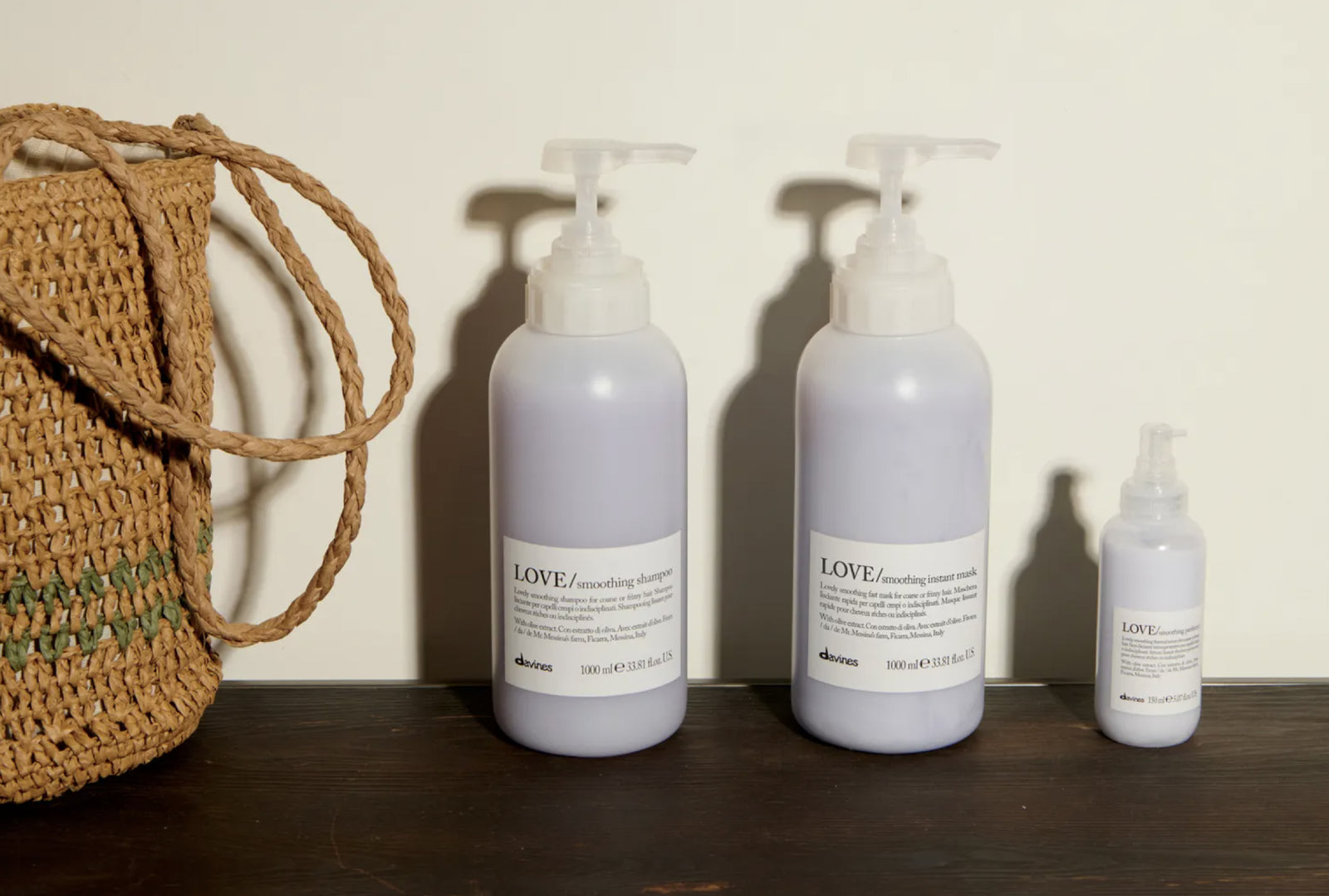 Anti frizz summer hair routine