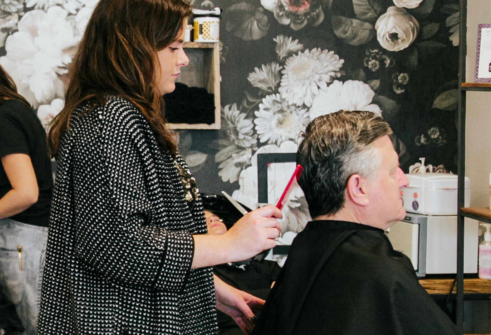 Salt and pepper styling for men