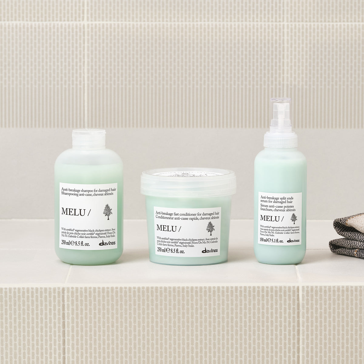 
Davines Canada MELU Shampoo - Anti-breakage shampoo for damaged hair