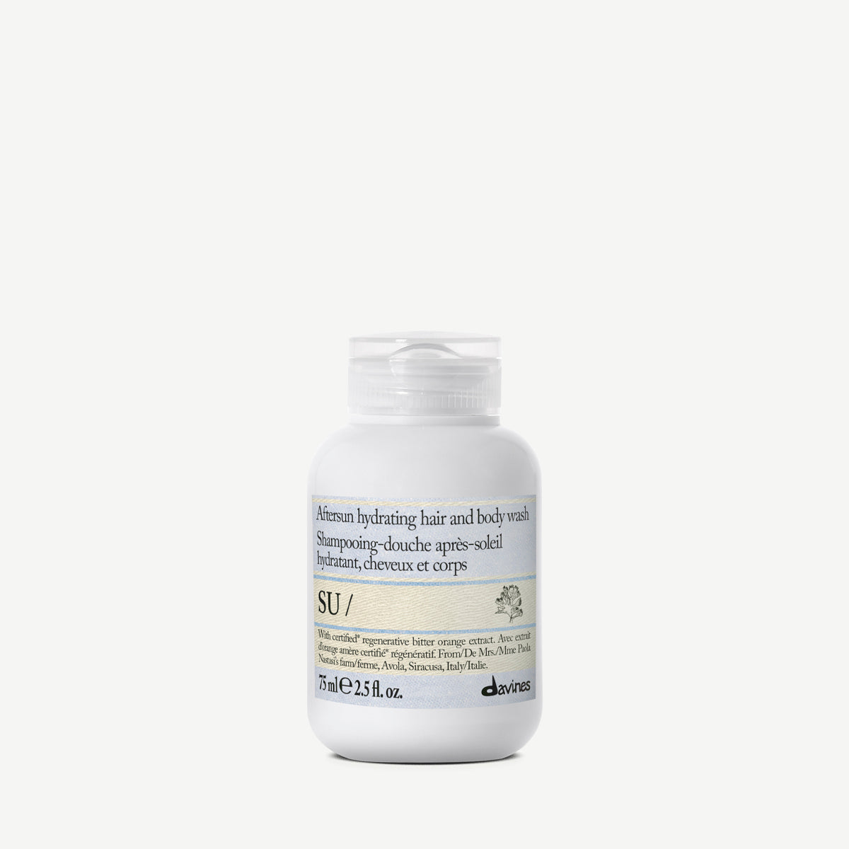 
Davines Canada SU Hair &amp; Body Wash - Aftersun hydrating hair and body wash