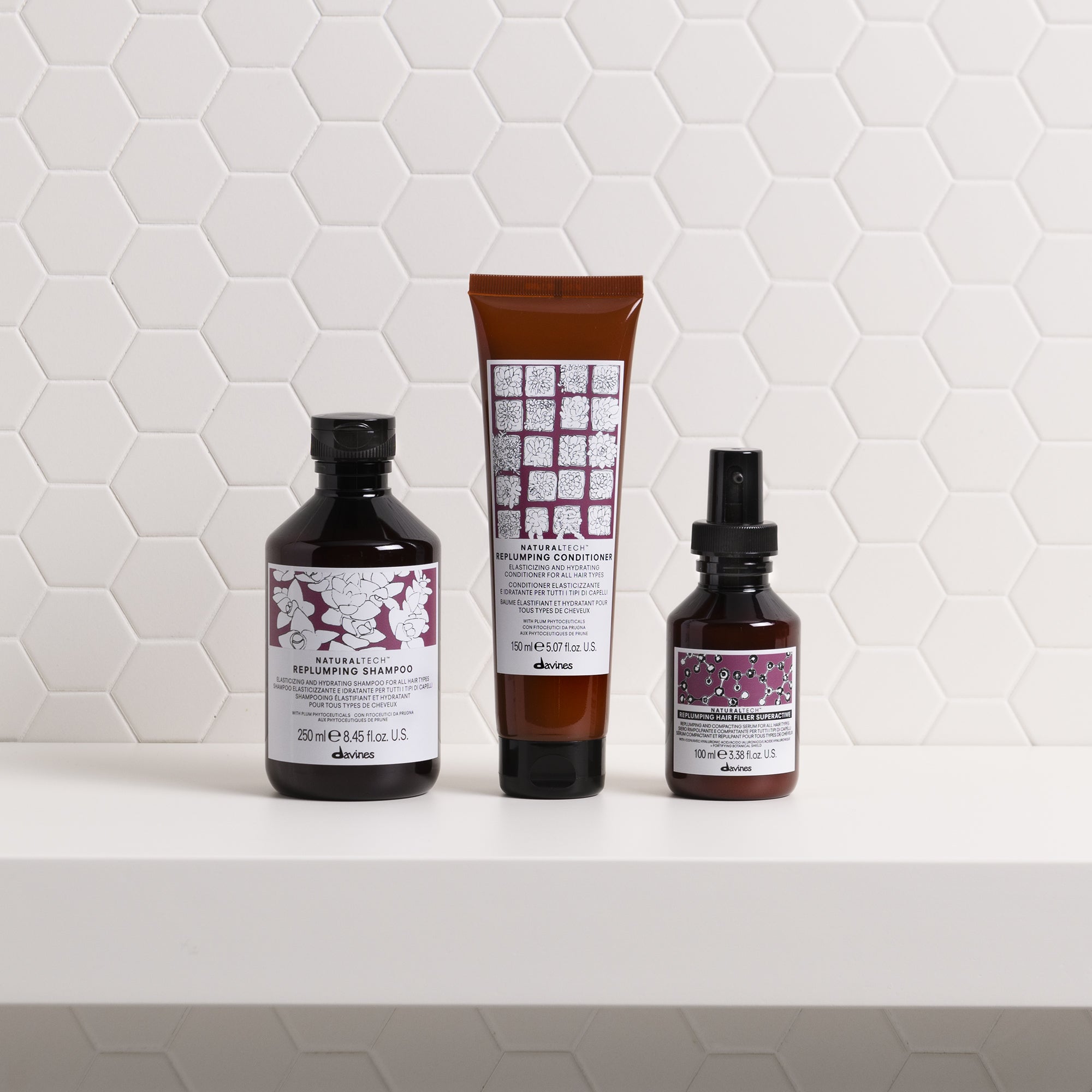 
Davines Canada REPLUMPING Conditioner - Elasticizing and moisturizing conditioner
