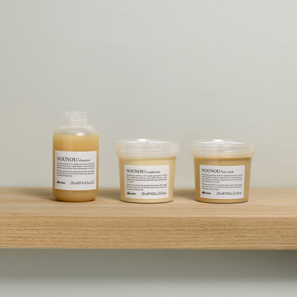 Translation missing: en.products.general.vendor: ESSENTIAL HAIRCARE NOUNOU Shampoo  Nourishing Shampoo, gently cleanses highly processed or brittle hair -100x.jpg?v=1753206353
