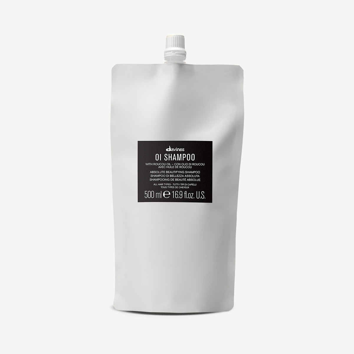 
Davines Canada OI Shampoo - Gentle daily shampoo for radiant, shiny, velvety-soft hair