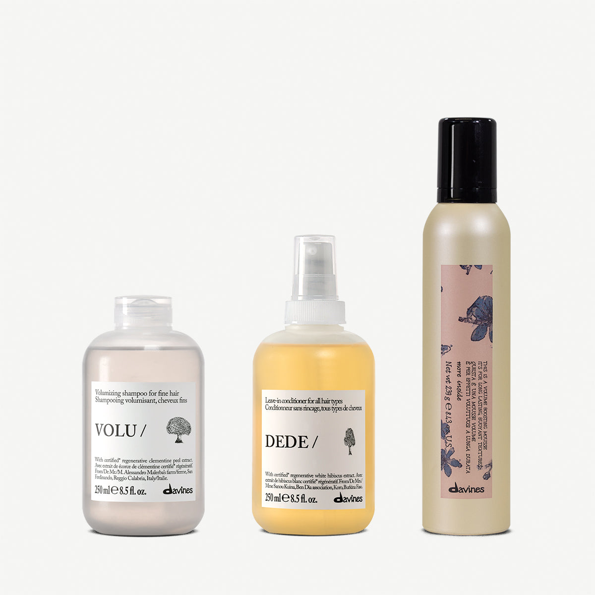 Volume-boosting routine The Soft Volume Set | Davines