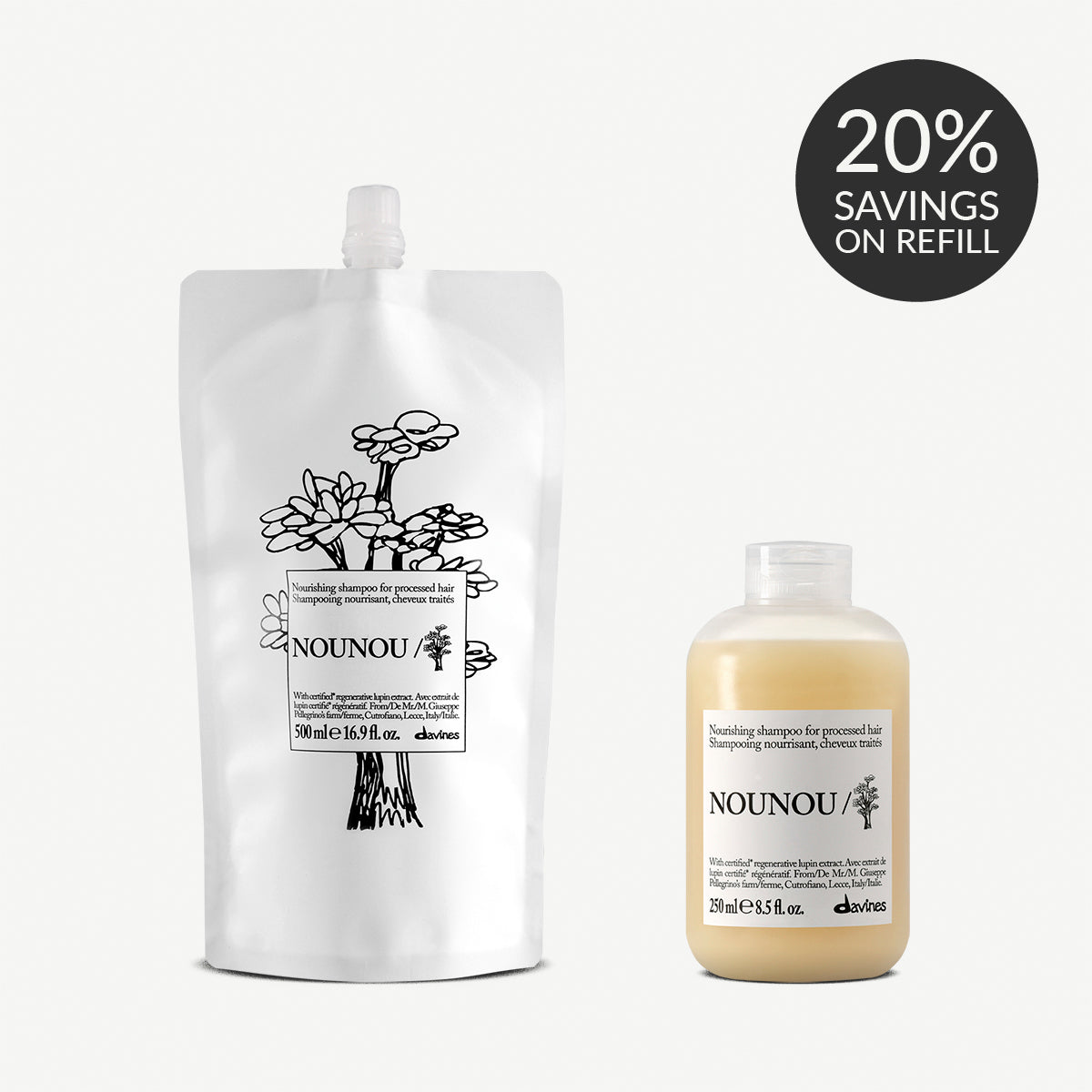 Shampoo Refill Duo NOUNOU Shampoo Refill Duo | Davines