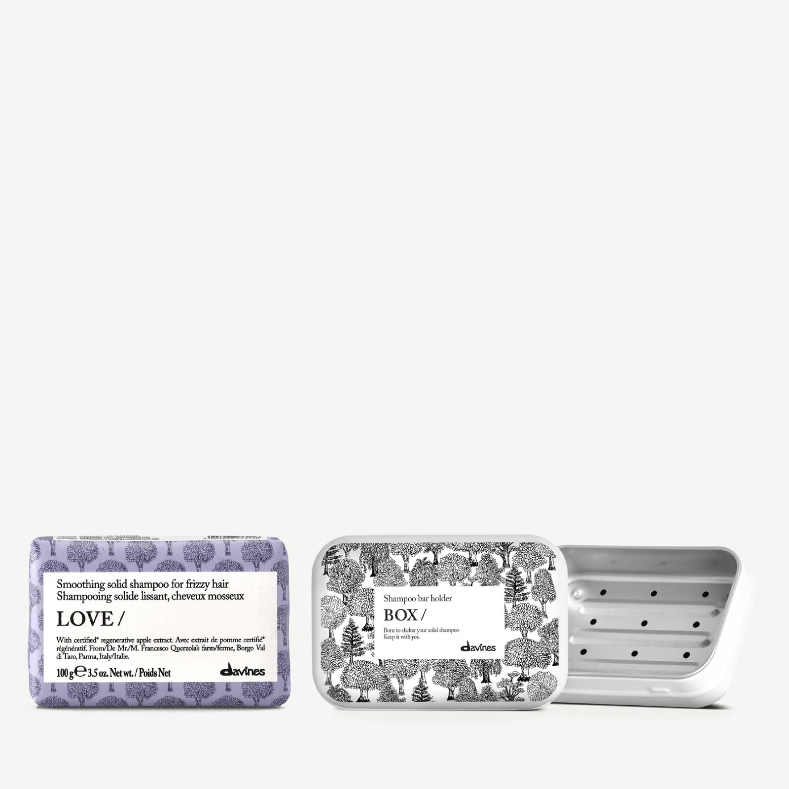LOVE SMOOTHING Solid Shampoo and Case 1  Davines canada
