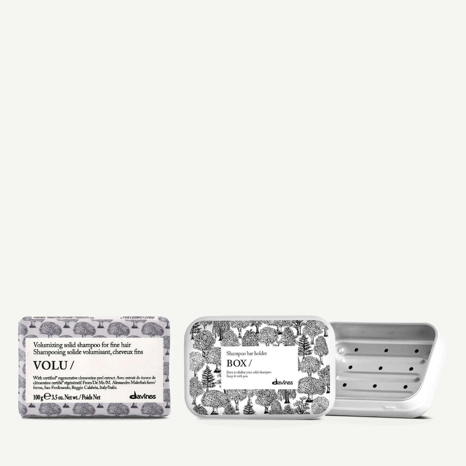 VOLU Solid Shampoo and Case 1  1 kitDavines canada
